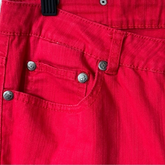 Tru Luxe Womens Red Jeans Sz 30/10 - Picture 6 of 10